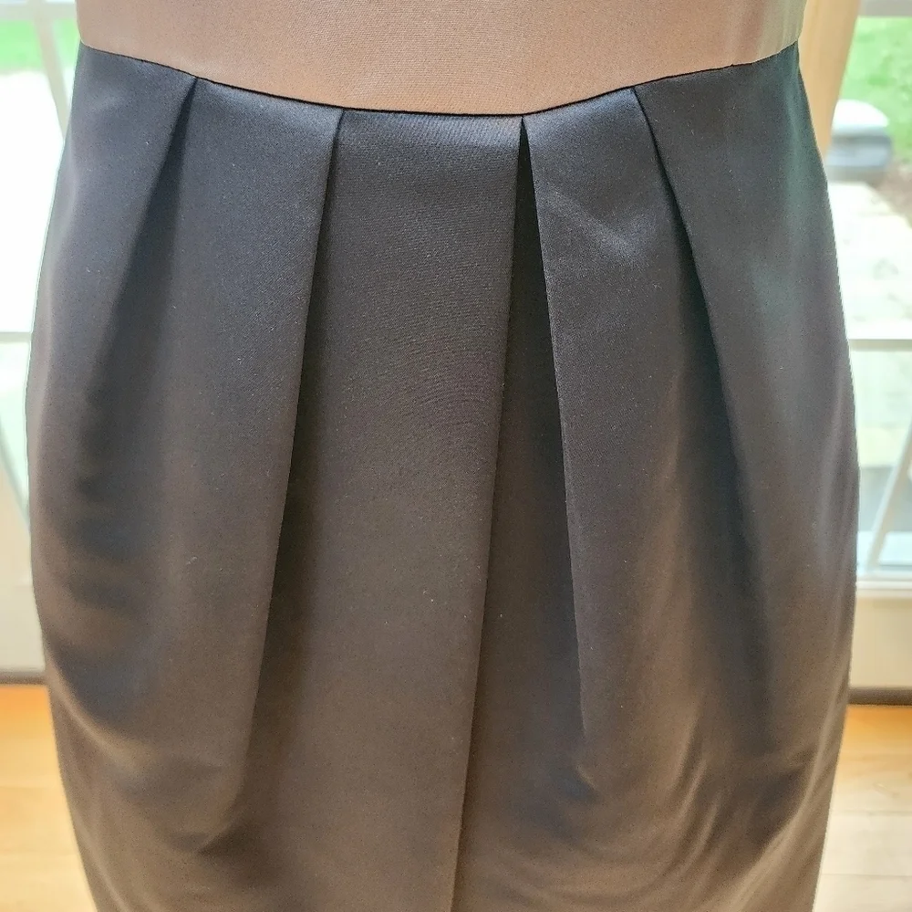 NWOT BARI JAY Sleeveless Satin Short Cocktail Length Bridesmaid Dress Sz 10